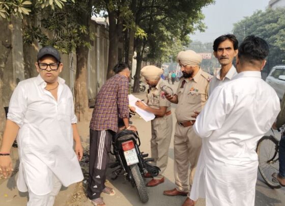Chain snatching in broad daylight in Jalandhar