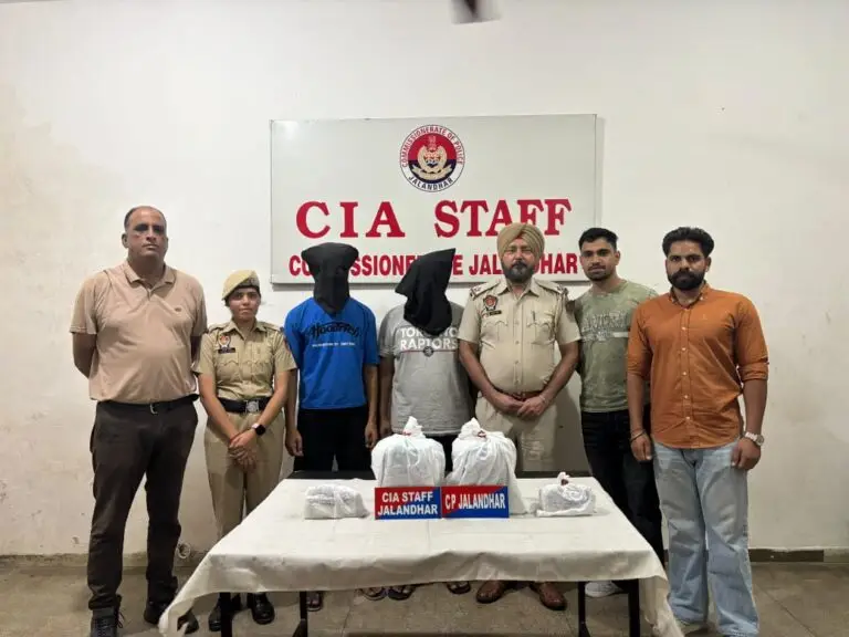 CIA स्टाफ की बड़ी कार्रवाई: 5 किलो हेरोइन समेत दो तस्कर गिरफ्तार